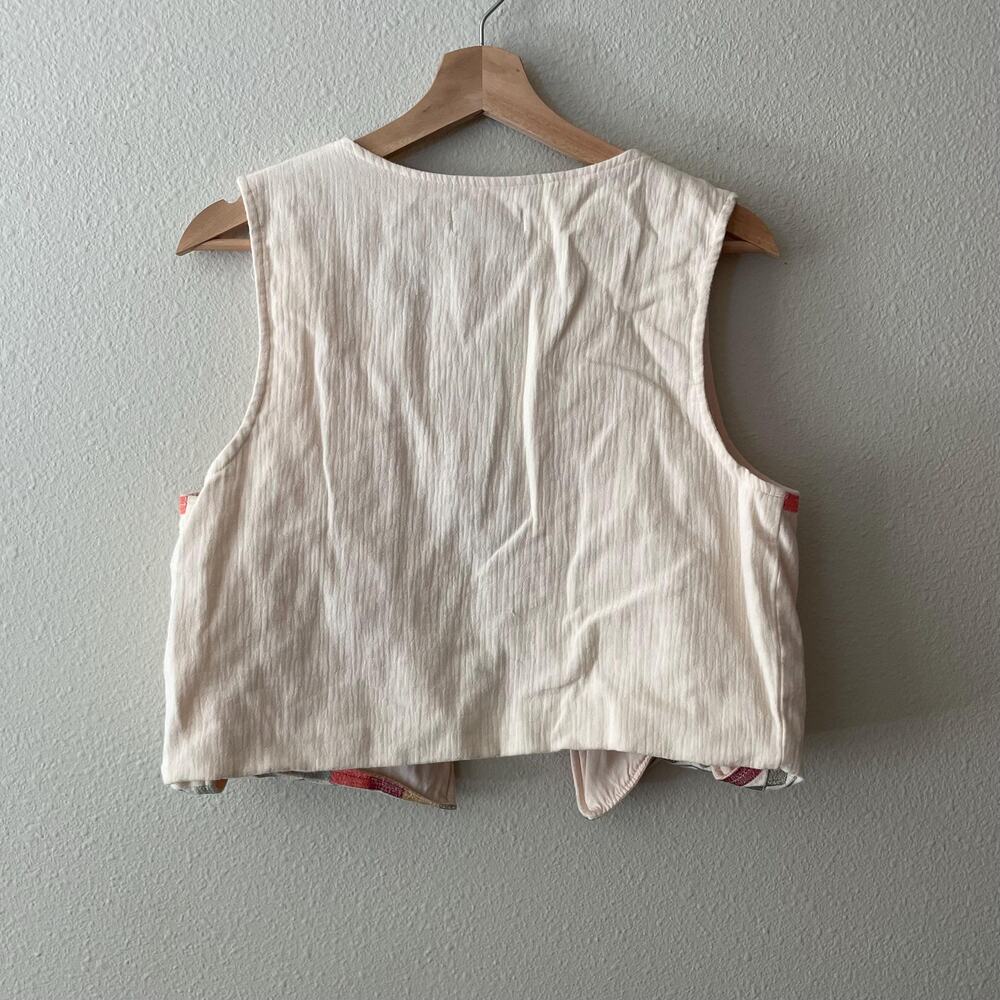 Boho Embroidered Vest fairy cottage coastal cowgirl festival | size M/L - Picture 9 of 11